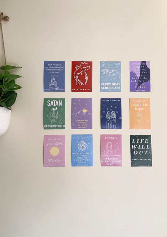 GREY'S ANATOMY INSPIRED PRINT SET (VOLUME II)