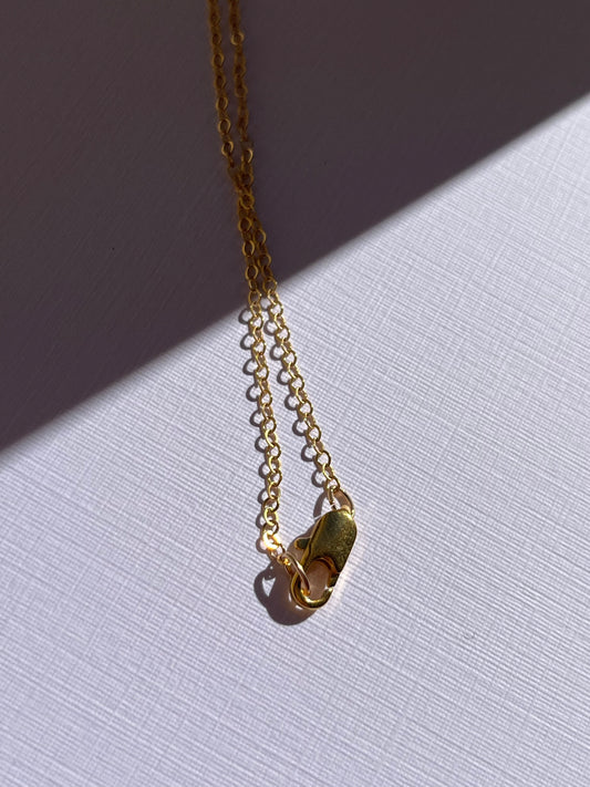 AUGUST NECKLACE (14K GOLD FILLED)