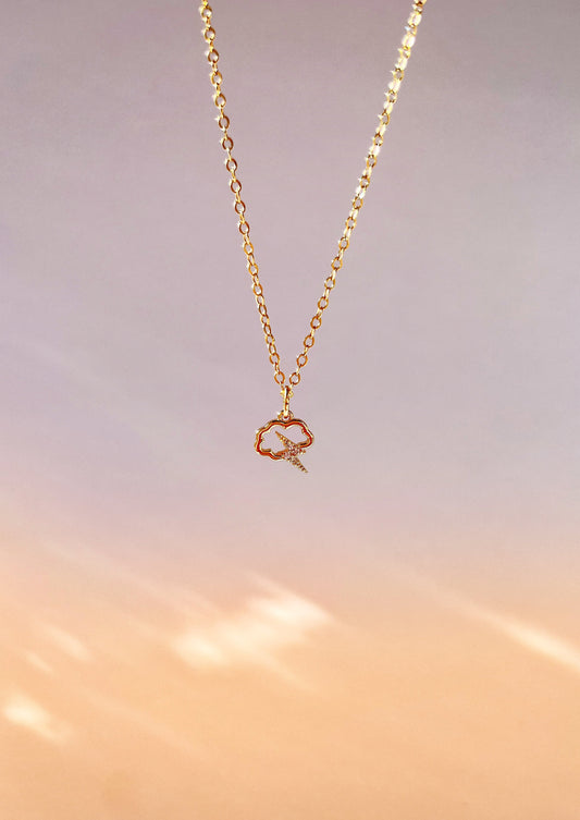 FEARLESS INSPIRED NECKLACE (GOLD STAINLESS STEEL)