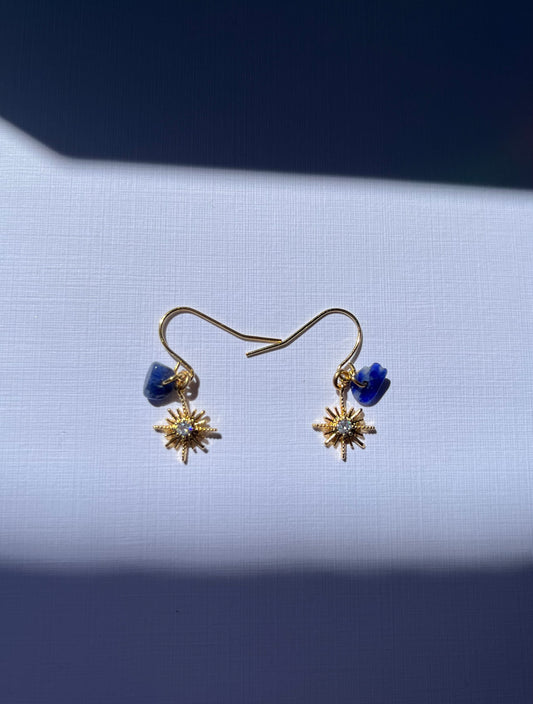 LUCIFER ‘DECKERSTAR’ INSPIRED DANGLE EARRINGS (18K GOLD PLATED)