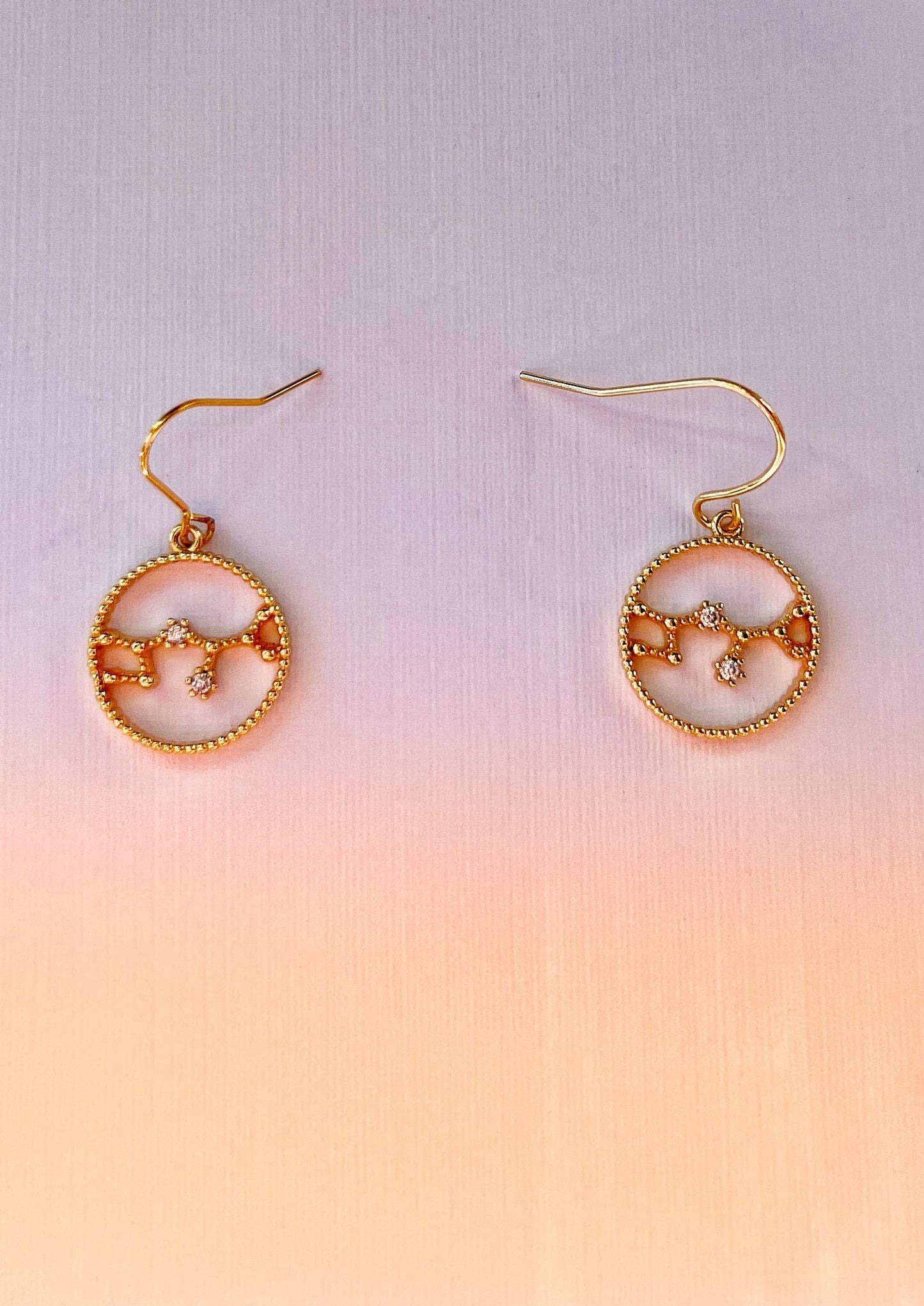 CONSTELLATION EARRING (18K GOLD PLATED)