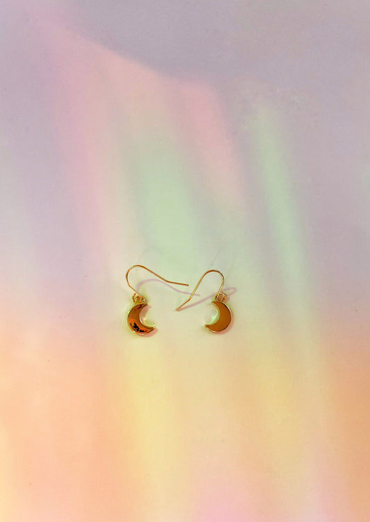 LUNA DANGLE EARRING (18K GOLD PLATED)