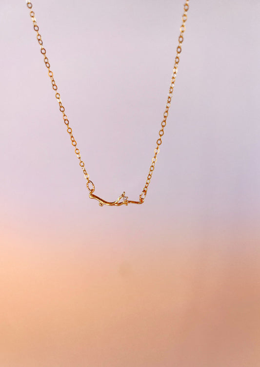 AUGUST NECKLACE (14K GOLD FILLED)