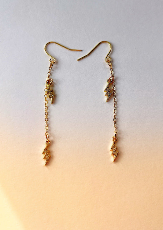 STELLA DROP EARRING (18K GOLD PLATED)